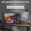 LiFePO Portable Power Station Solar Generator with UPS Function Fast Charge Home Battery Backup for CPAP Outdoor RV Van 2