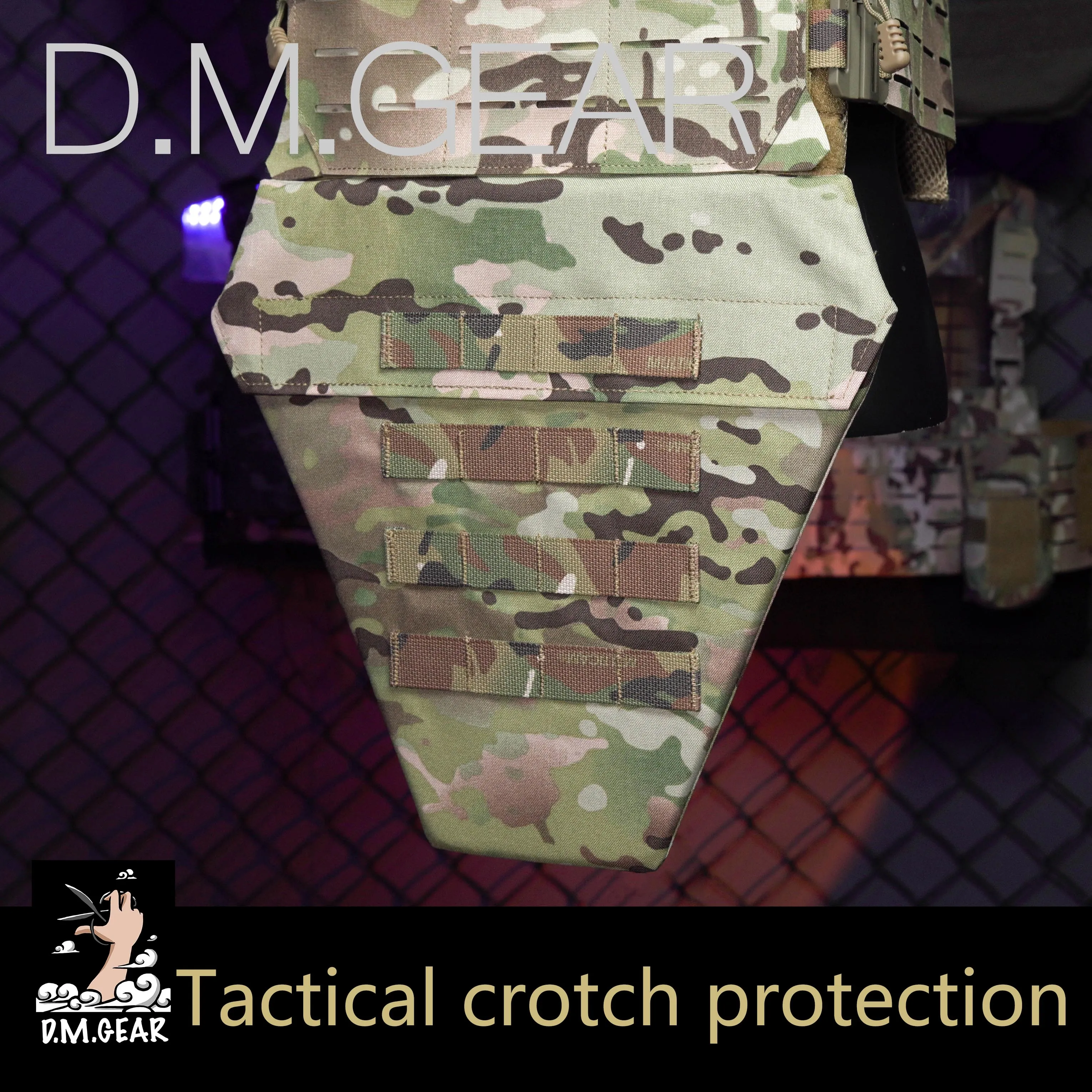 Tactical Pleated Crotch Groin Protection Military Equipment Vest Men Molle Body Armor Bag Army