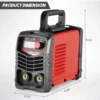 300A 6000W ARC MMA Welding Machine LCD Display Intelligent IGBT Inverter Welder Wedling for Alloy Steel Iron Metals 2.5mm Rods 2