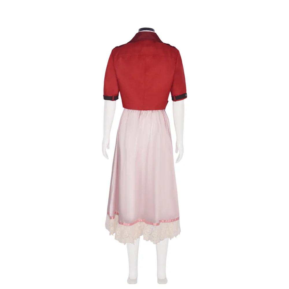 Final Fantasy VII Aerith Gainsborough Cosplay Costume for Women (Unofficial)