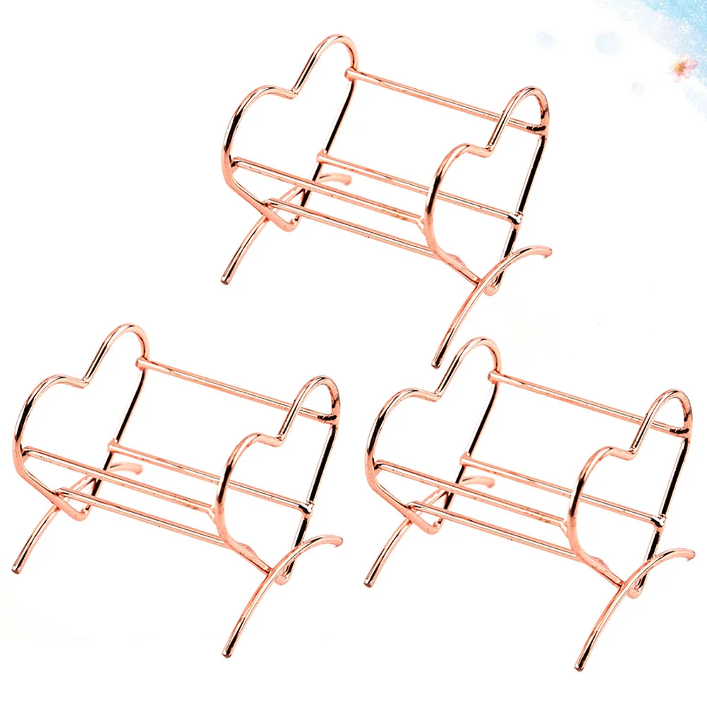 

3 Pcs Case Makeup Sponges Set Clothes Drying Racks Heart-shaped