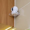 1/2pcs Wall Shelves Acrylic Storage Rack Small Clear Shelf Display Ledges Adhesive Hanging Shelves For Surveillance Camera 1