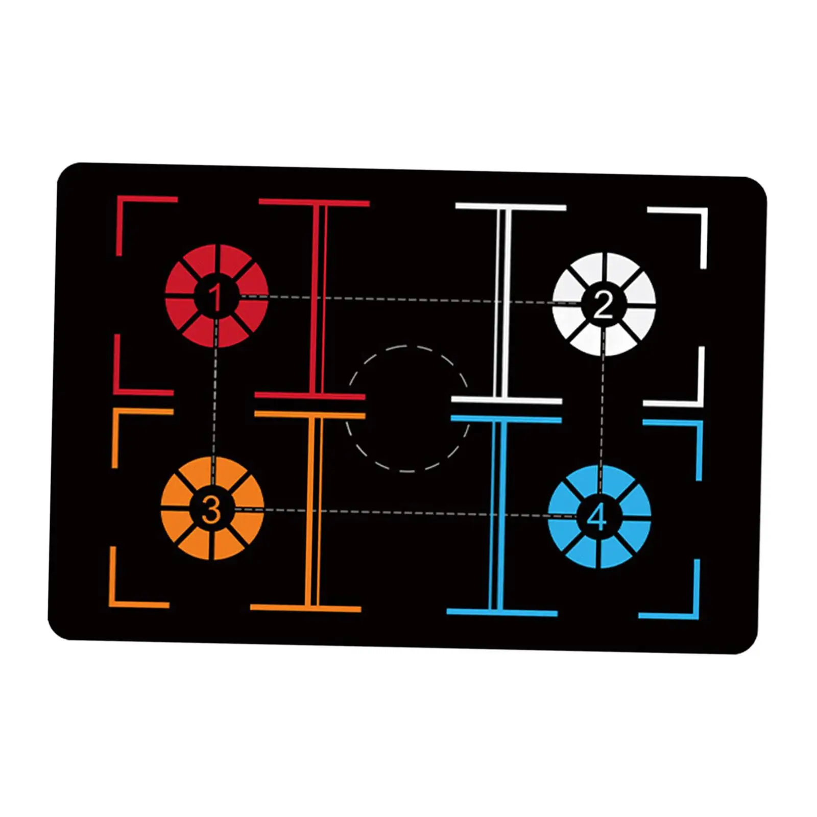 Basketball Training Mat Rubber Agility Footstep Training Mat for Kids Adults