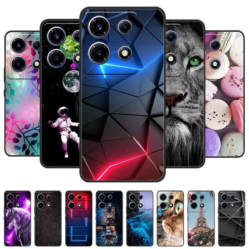 Cover Per Telefono Per Infinix Note 30 Custodia Vip Custodia In Silicone Nero Morbido Tpu Coque Per Infinix Note 30 Custodie Vip X6710 Note30 Vip Fund