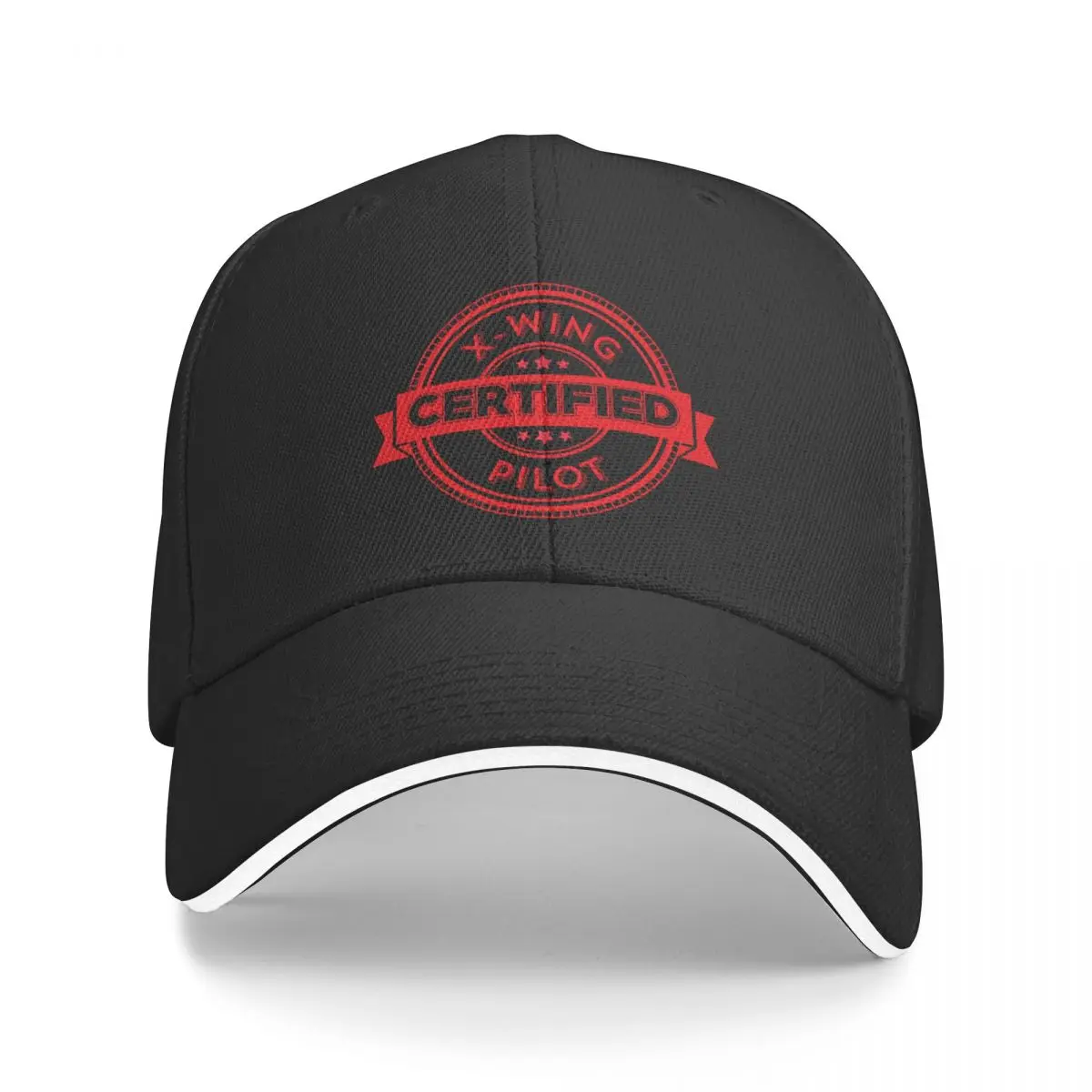 

X-wing Pilot Certified Baseball Cap Military Cap Man Golf Cap Hats Woman Men'S