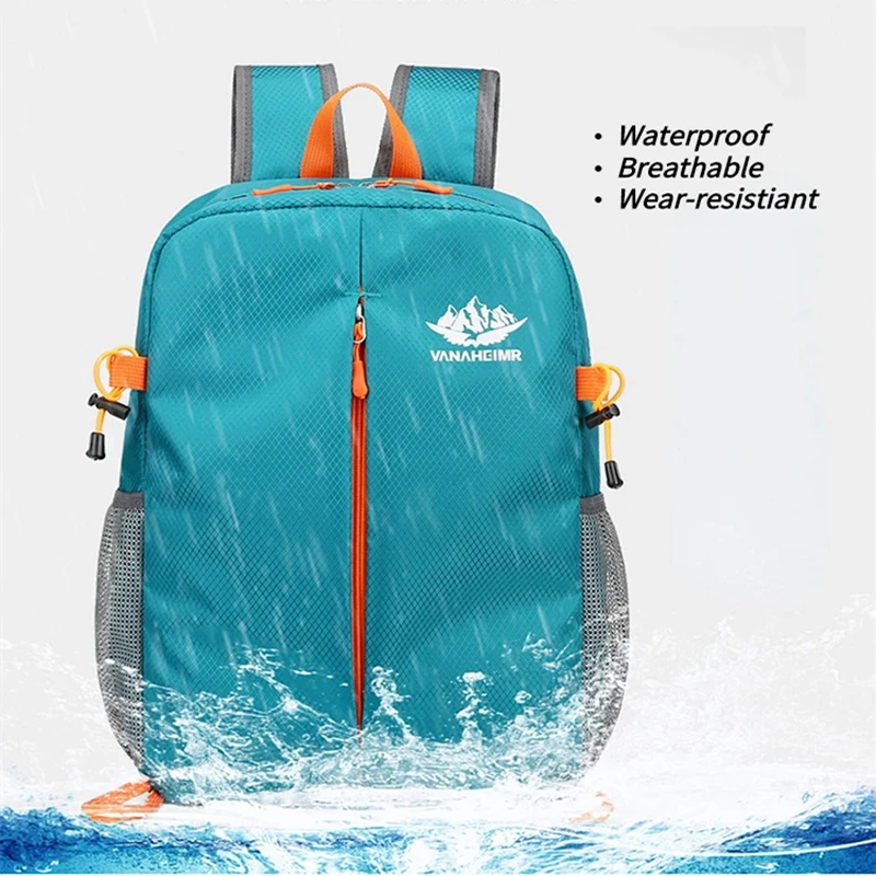New Foldable Backpack Outdoor Ultra Light Camping Hiking Travel Bag Men's and Women's Computer Waterproof Backpack Day Bag