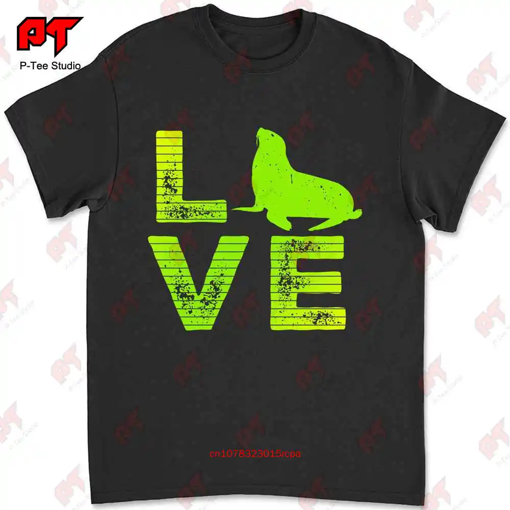 

I Love Pinnipeds Seals Pinniped футболка для влюбленных 6I5B