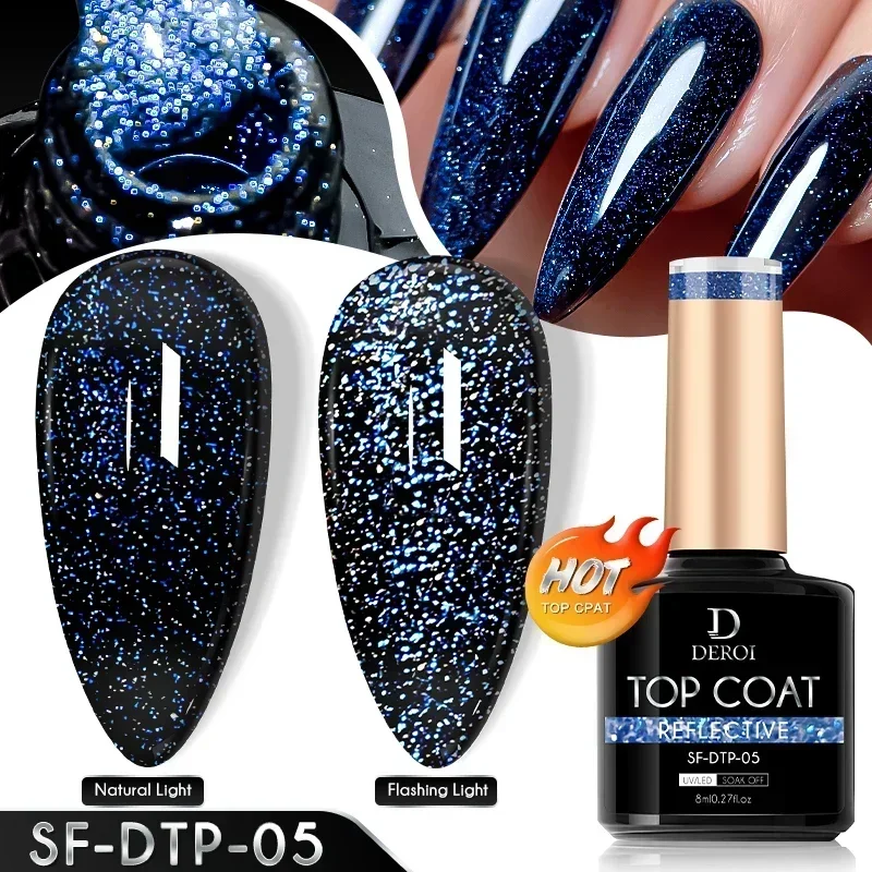 CNails No Wipe Gel Top Coat Clear Gel Base Coat Varnish Soak Off Flash Top Coat UV/LED Nail Art Accessories Matte Nail Polish 4