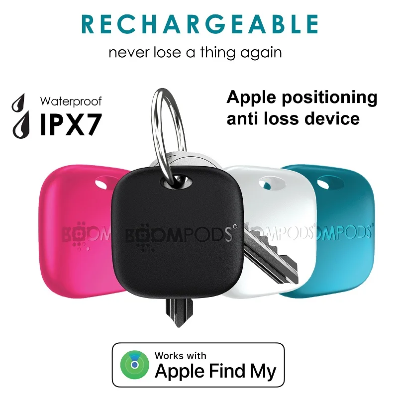 

Перезаряжаемый умный мини GPS-Трекер Airtag Bluetooth работает с Apple Find мое устройство против потери для ключей, кошелька, чемодана, видоискателя домашних животных