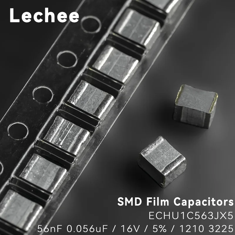 Lot De 50 Condensateurs Film Polyester Panasonic ECQ-B1H563JM3 – 0,056µF 50V 5%