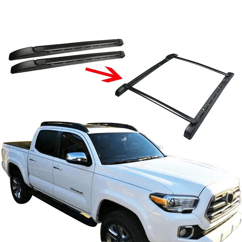 

Pick up 4X4 Car Accessories Cross Bar Roof Rack For Tacoma 2016-2021