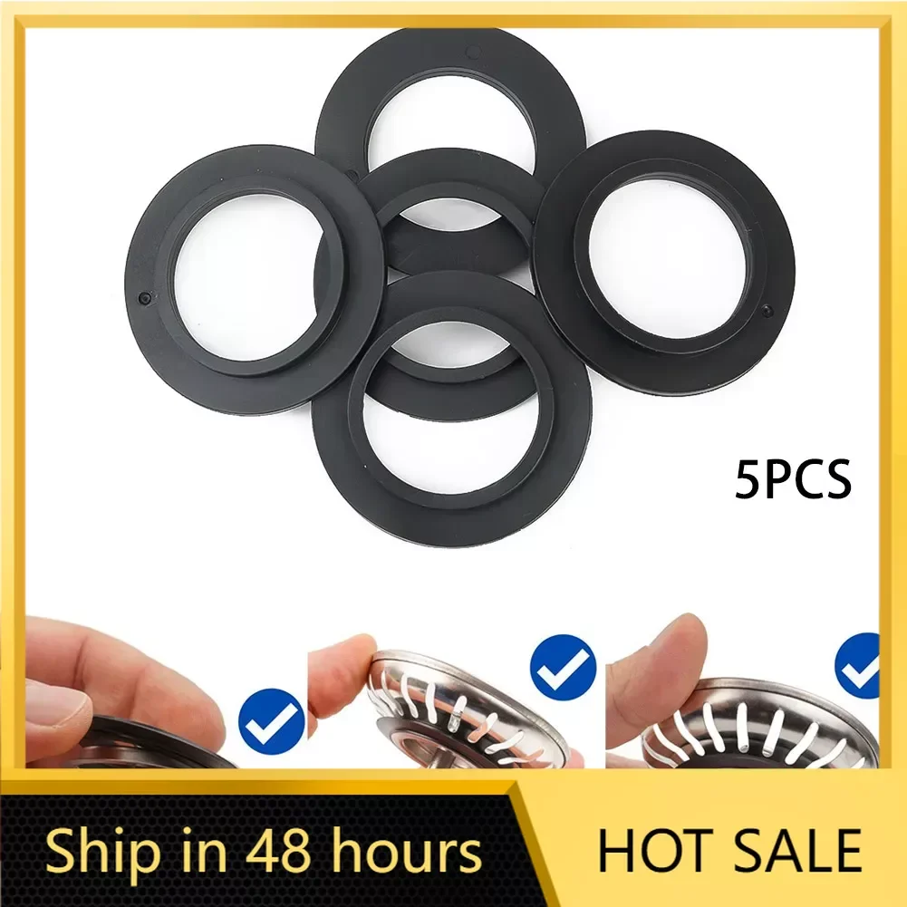 5pcs/pack 78-83mm For Franke Rubber Seal Washer Gasket Basket Strainer Plug Kitchen Bathroom Sink Drain Seal Gasket