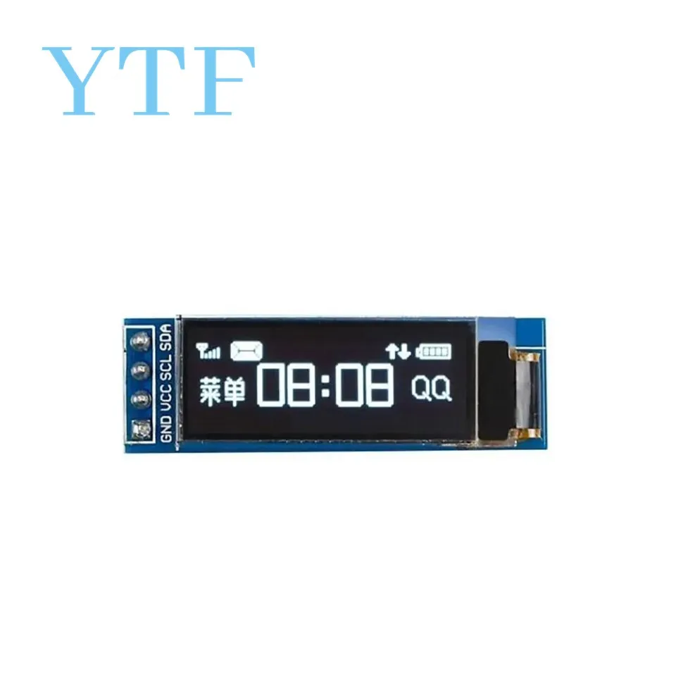 OLED LCD Display Module for oled lcd display module 0.91 Inch 128x32 128 32 I2C IIC Interface Serial White Blue 0.91" 12832 SSD1306 LCD Screen