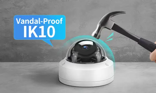 8MP 4K POE IP Camera IK10 Explosion-proof Outdoor H.265 Onvif Metal Dome CCTV Security Protection 4MP Video Surveillance - Image 6