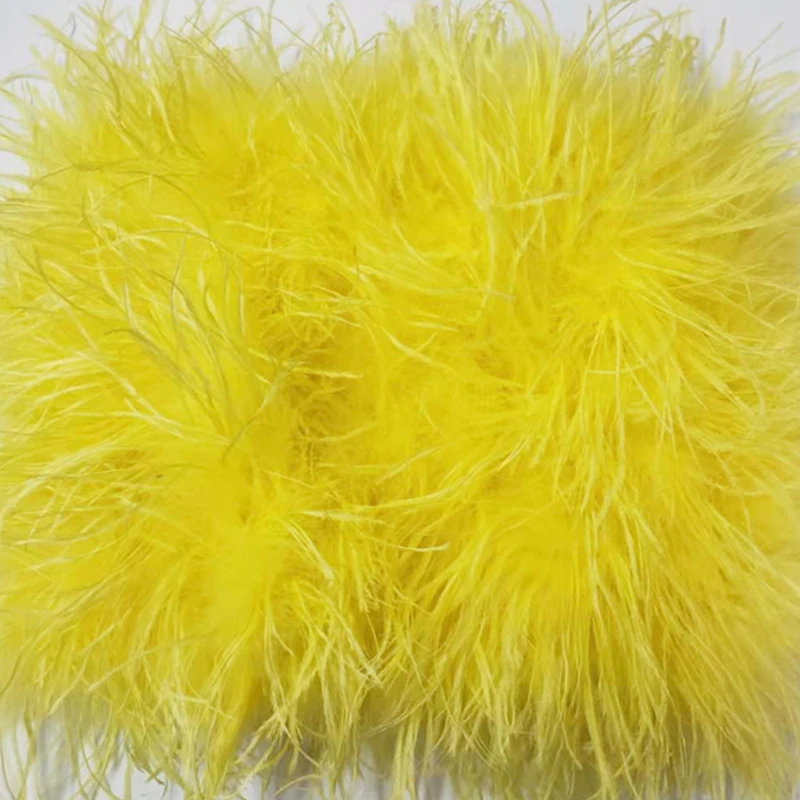 Neue Mode Winter frauen Sexy 100% Echte Straußen Feder Eine Schulter Langarm 60 cm Party Bankett Vielseitig echt pelz hülse – Detail 29