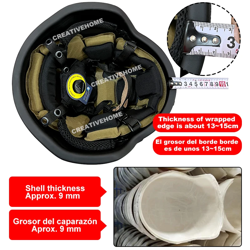 Рисунок 6 - Противопуленепробиваемый шлем UHMWPE