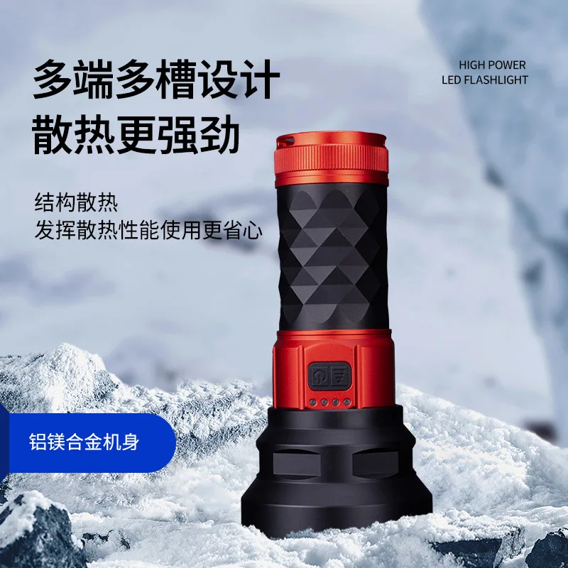 Ultra Power LED Flashlight for Outdoor Exploration and Search