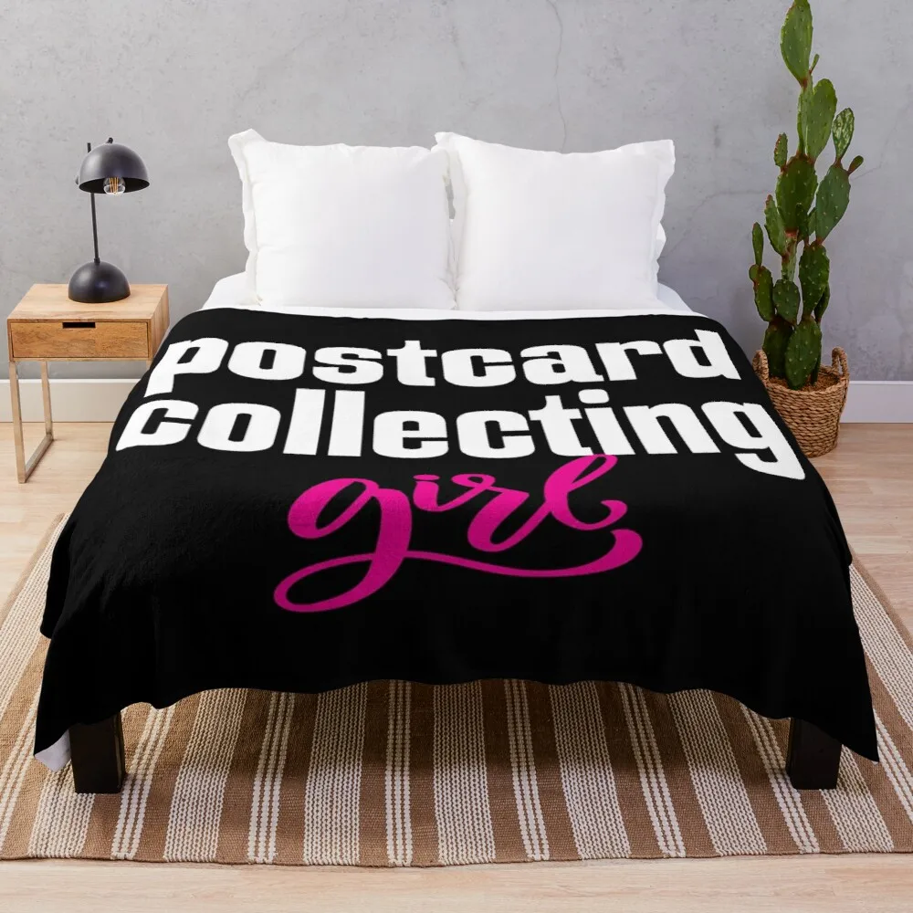 

Postcard Collecting Deltiology Throw Blanket Blanket For Baby Nap Blanket