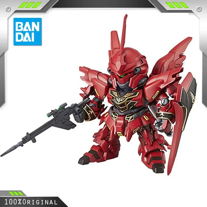 

BANDAI Anime SD BB MSN-06S Sinanju New Mobile Report Assembly Plastic Model Kit Action Toy Figures Christmas Gifts Mobile Suit