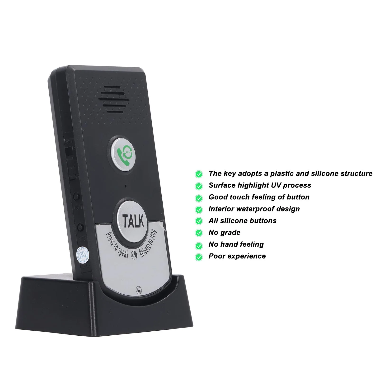 Wireless Voice Intercom Super Long Range Wireless Intercomunicador Waterproof Intercom Doorbell System Unit