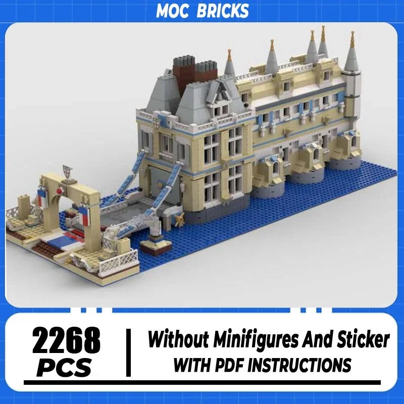 

Строительный блок серии Urban Street View Moc, модульная башня Bridget, модель технологии, кирпич «сделай сам», сборная игрушка, праздничный подарок