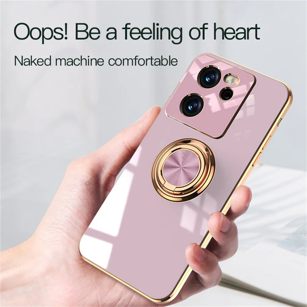 Schöne Plating-Hülle für Xiaomi 13T 13 12T Pro 12 11T 12X 11 Ultra Lite 11i 10T 10 Ringständer Autohalter-Abdeckung_voghion.com