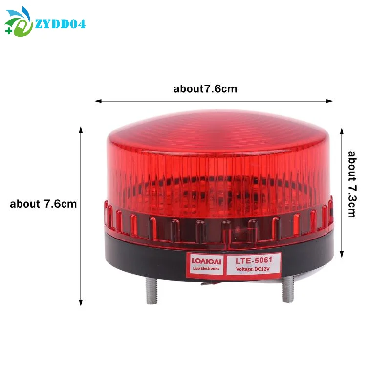 Strobe Signal Warning LED Flashing Light – Security Alarm Beacon, Multi-Voltage