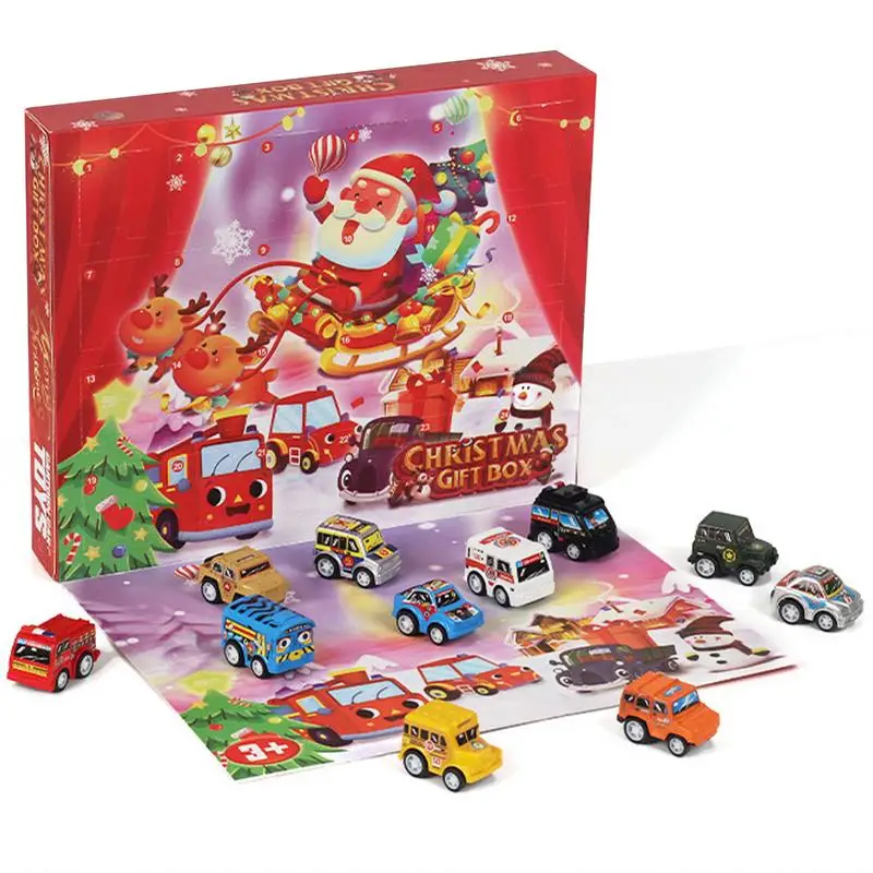 Christmas Calendar Advent Boys | Kids Advent Calendar Cars | Advent Calendar  Children - Railed/motor/cars/bicycles - Aliexpress