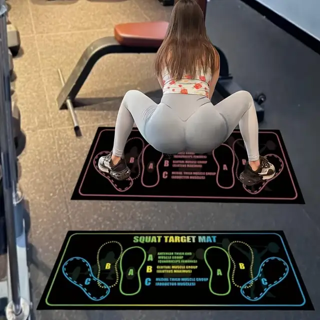 Anti-Slip Squat Pad Set, Durable Training Mats for Home & Gym Use, Non-Skid Exercise Equipment, Ideal for Fitness Enthusiasts Anti-Slip Squat Pad Set, Durable Training Mats for Home & Gym Use, Non-Skid Exercise Equipment, Ideal for Fitness Enthusiasts