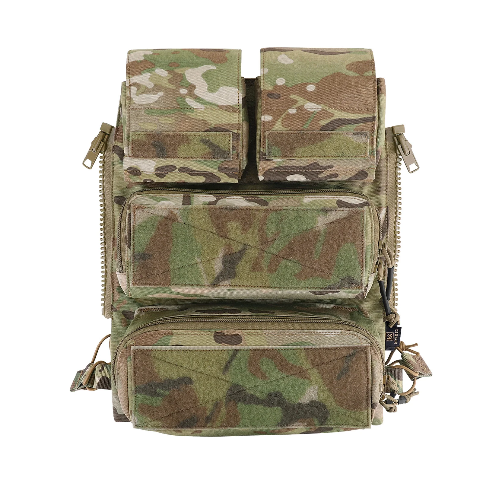 KRYDEX Taktischer Molle-Rückentaschen-Modulbeutel mit Magazintasche für Plattenträger AVS JPC2.0 CPC NCPC Weste – Detail 1