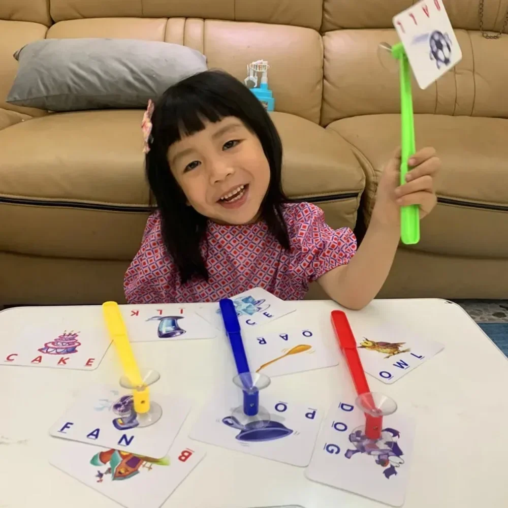 1/3/5pcs English Teaching Toy for Kids Cute Training Desk Hammering Suction Cup Thinking Educational Games letras imanes ni&ntilde;os educational learning toy alphabet educational toys