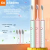 Xiaomi Youpin Sonic Electric Toothbrush USB Fast Charging Toothbrush Smart Timer Rechargeable Toothbrushes Replacement Heads Set 1