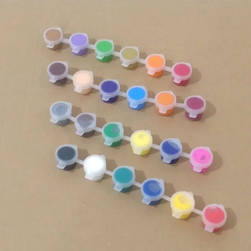 子供のためのアクリル絵の具ストリップ,水彩絵の具,日曜大工