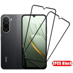 Premium Full Cover Tempered Glass Screen Protector - HD Protective Film for Poco C81 Pro (2 Pcs)