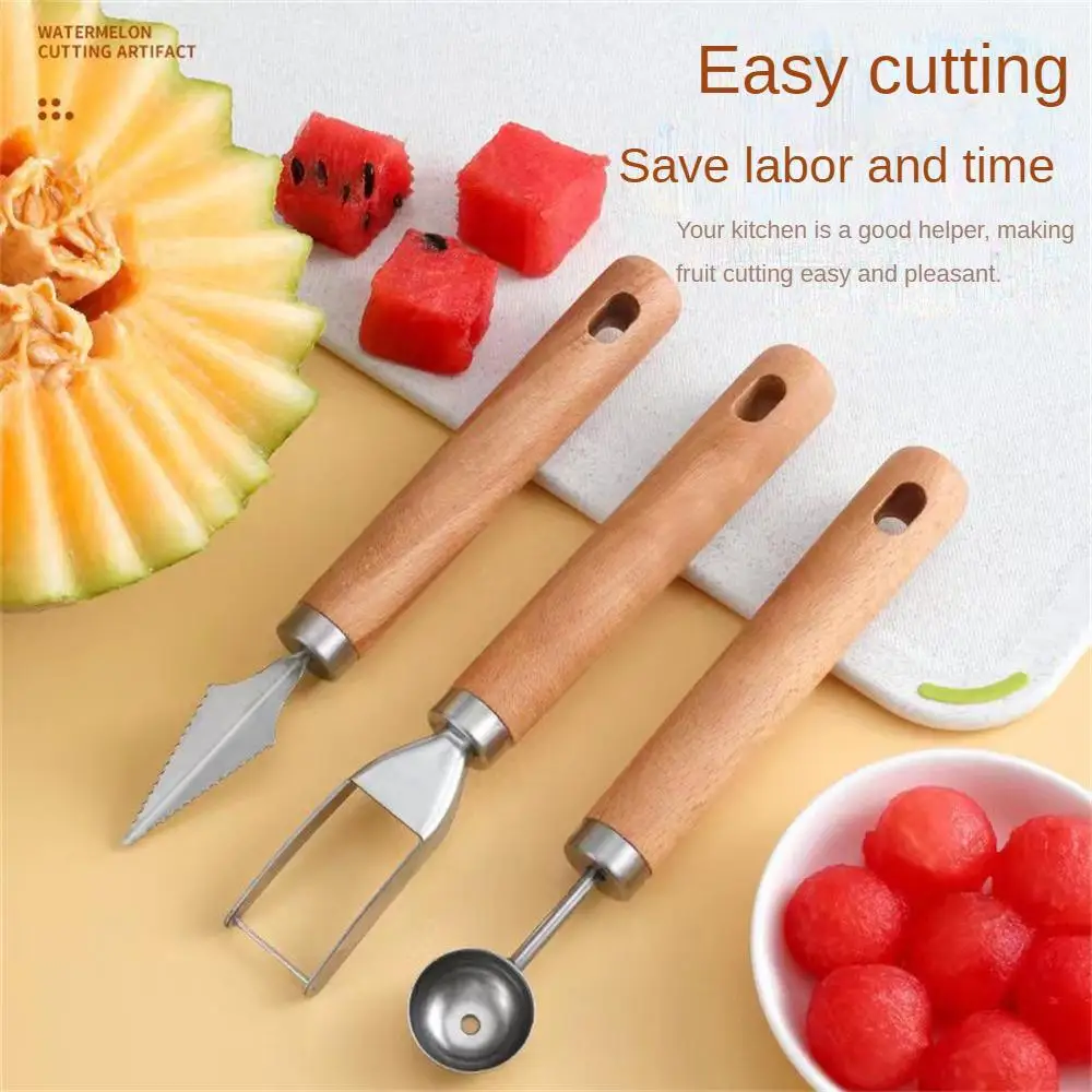 Ice Cream Scoop Stainless Steel with Trigger Cookie Spoon Cooking Tools Ice  Cream Watermelon Jelly Yogurt Decorating Tool - AliExpress