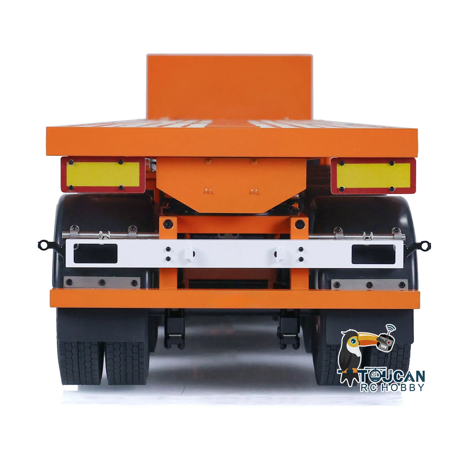 1/14 Fury Bear NOOXION 6-axle Metal Flat Trailer for RC Tractor Truck Remoted TOUCAN Cars Model Painted Toy with Servo TH23376 5