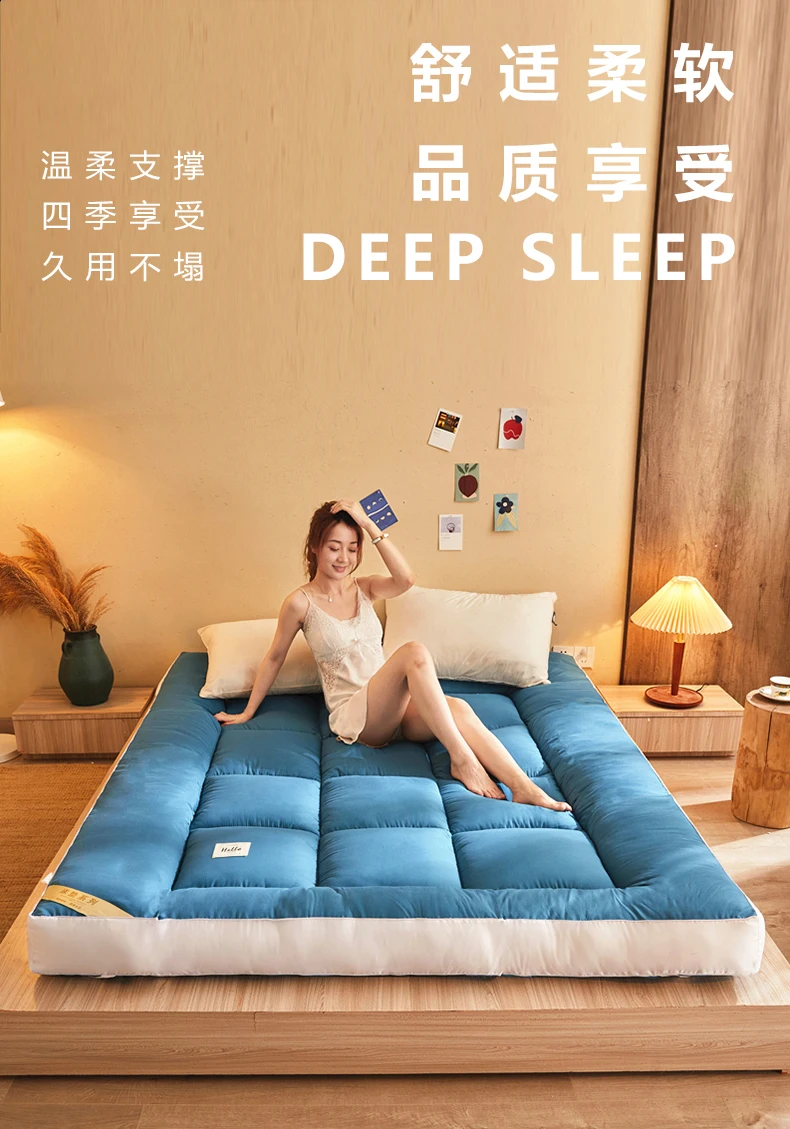 Description Picture 2 of itemDropshipping Customizable Size Mattress Soft Mattress Home Tatami Mat Was The Floor Mat Student ZHA14A-15599