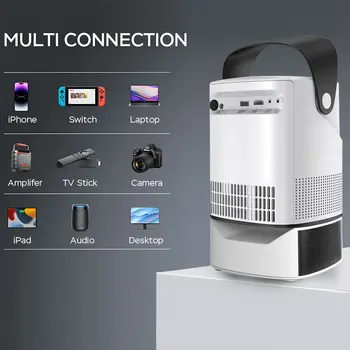 TS-2 home theater wifi projector 240 ANSI portable wifi 4K LCD projector with stand HI352 processor Full HD cinema proyector 5