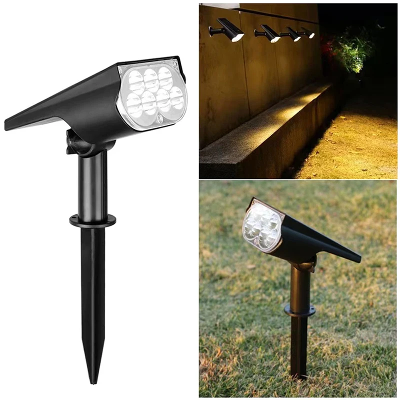 1/2/3Pcs Solar Powered 7LED Lamp Adjustable Solar Spotlight In-Ground IP65 Waterproof Landscape Wall Light Outdoor Lighting 3pcs set 670mm 7led for 39 lcd tv cc02385d671v03 cc02385d671v10 ulm 39tc120 h led39r403bt2 hi 39ht101w mc 39a 4272 hyundai h40k