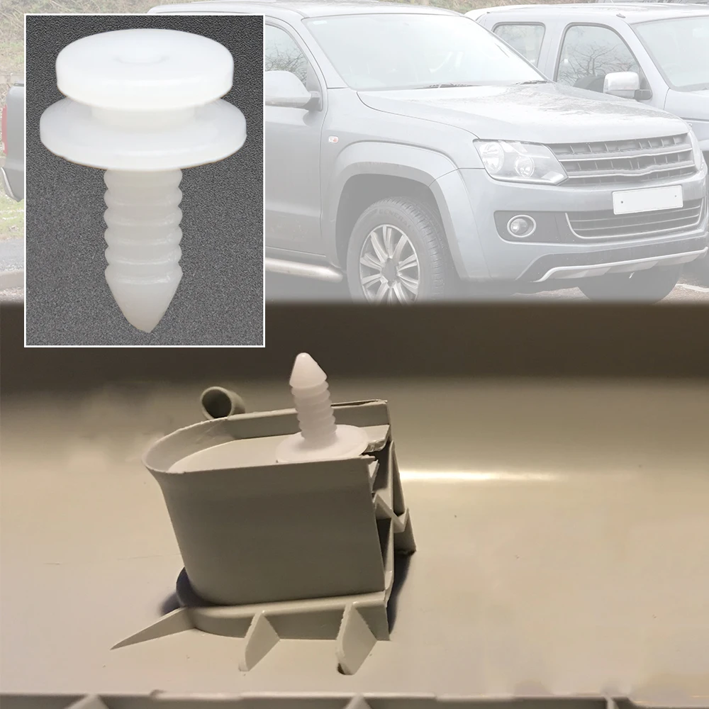 10 Pz Auto Step Insert Davanzale Trim Pannello Interno Pilastro Clip Rivetti 3 B0867333 Per Vw Amarok 2011 2012 2013 2014 2015 2016 2017