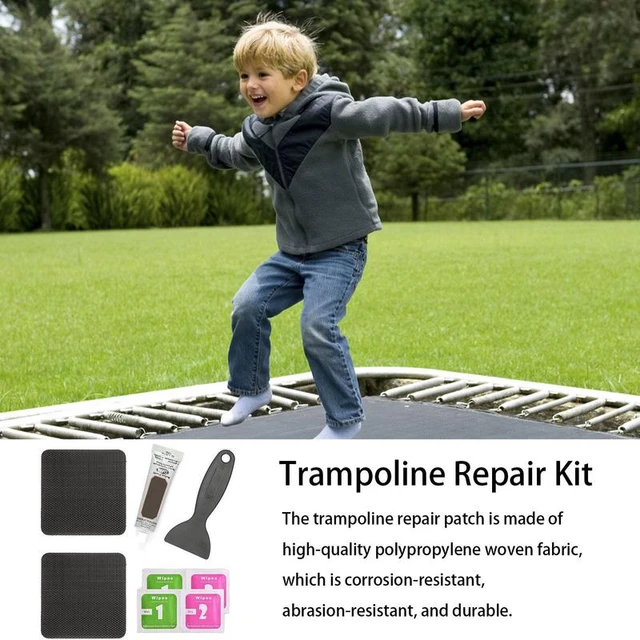 Trampoline Patches For Holes Net Repair Kit 4 Inch Trampoline Accessories  Patch Kit With Adhesive Hole Patch For Mat Tear Hole