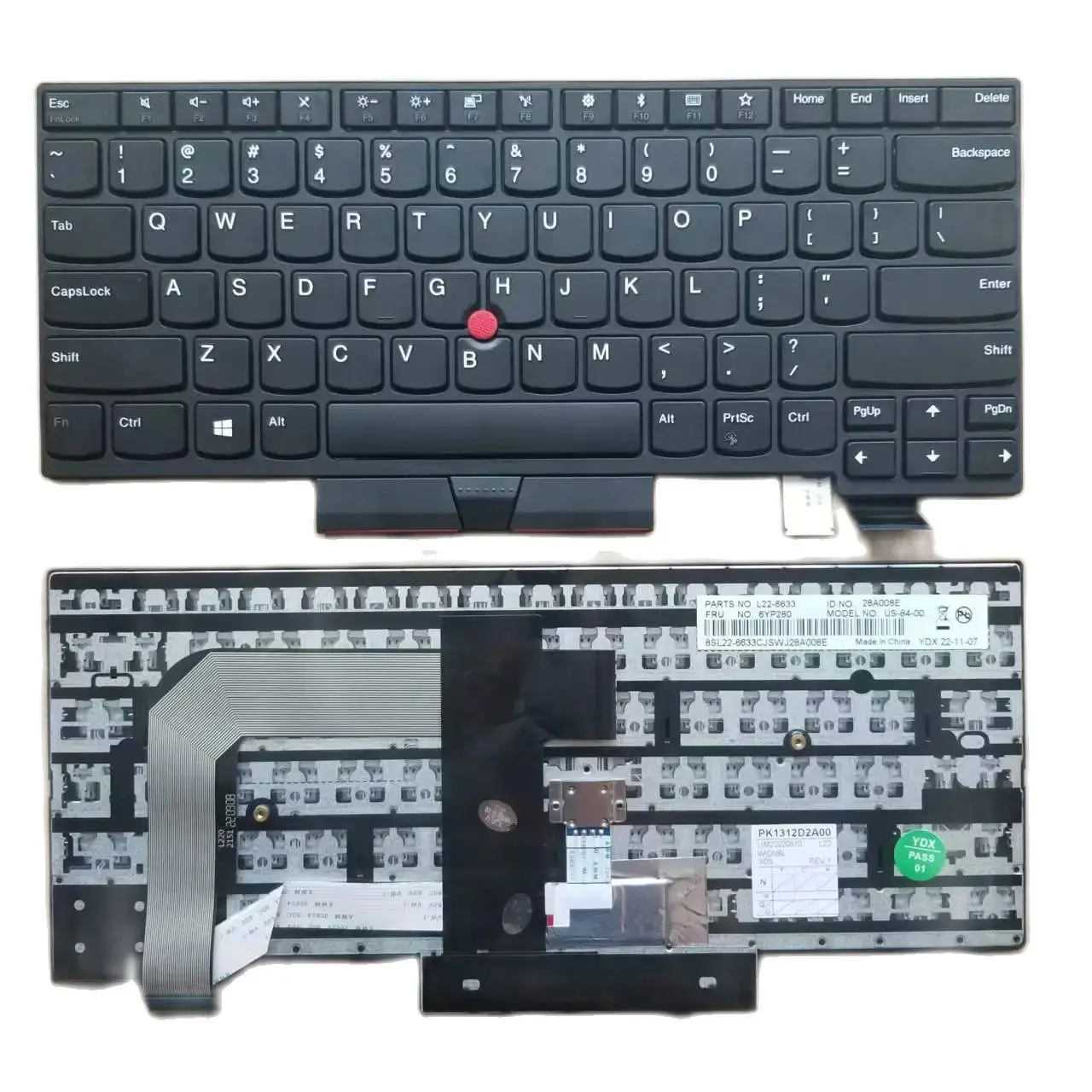 Nuovo Us Uk Spagnolo Brasile Francese Per Lenovo Thinkpad T470 T480 Tastiera A475 A485 Tastiera Notebook 01 Hx459 01 Ax364 Sp/Br/Fr