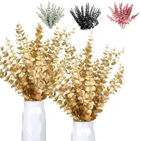 10pcs Eucalyptus Stems Artificial Eucalyptus Leaves for Home Flowers Bouquet Centerpiece Wedding Decoration Christmas Decor 2
