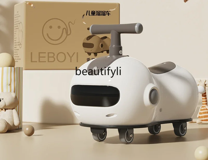 Twist car children 1-3 years old yo-yo car anti-rollover rocking one-year-old baby toy
