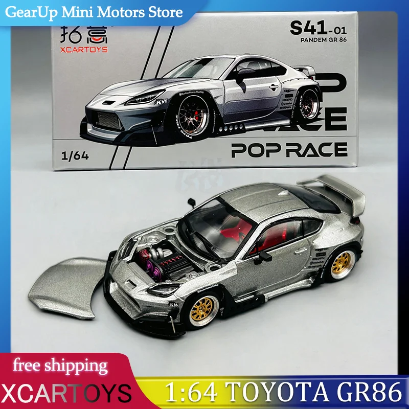 XCARTOYS 1:64 Toyota GR86 Pandem Wide Body Kit Alloy Diecast Model