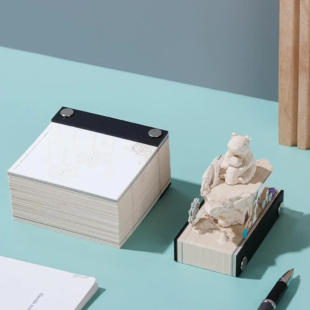 3D Notepad, Art Calendar, Sticky Notes, Presentes, Bonito