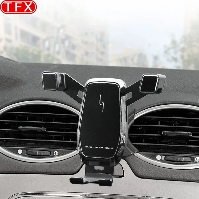 Car Mobile Phone Holder Air Vent Mount Gravity Bracket Stand For Ford Focus MK2 2005-2011