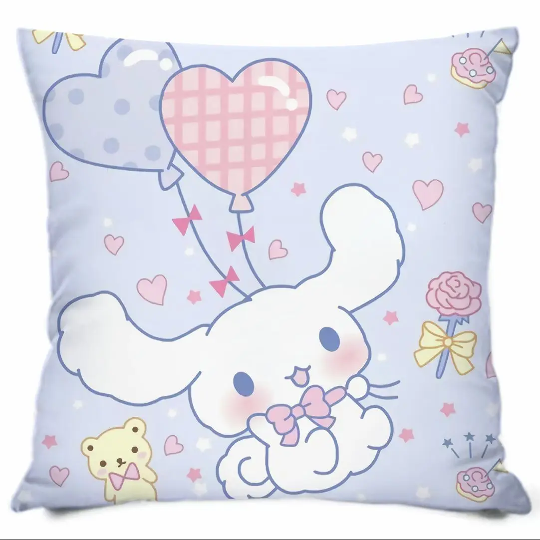 Miniso Sanrio Kuromi Hello Kitty Cinnamoroll My Melody plush pillow cushion interior decoration ornaments sleeping pillow 6
