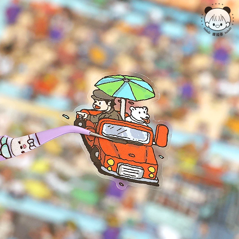 45 Stücke Cartoon Landschaft Aufkleber Buch DIY 3DMminiatur Szene Sammlung 1,0 Aufkleber Geschenk für Kind Kind kawaii schreibwaren aufkleber – Detail 32