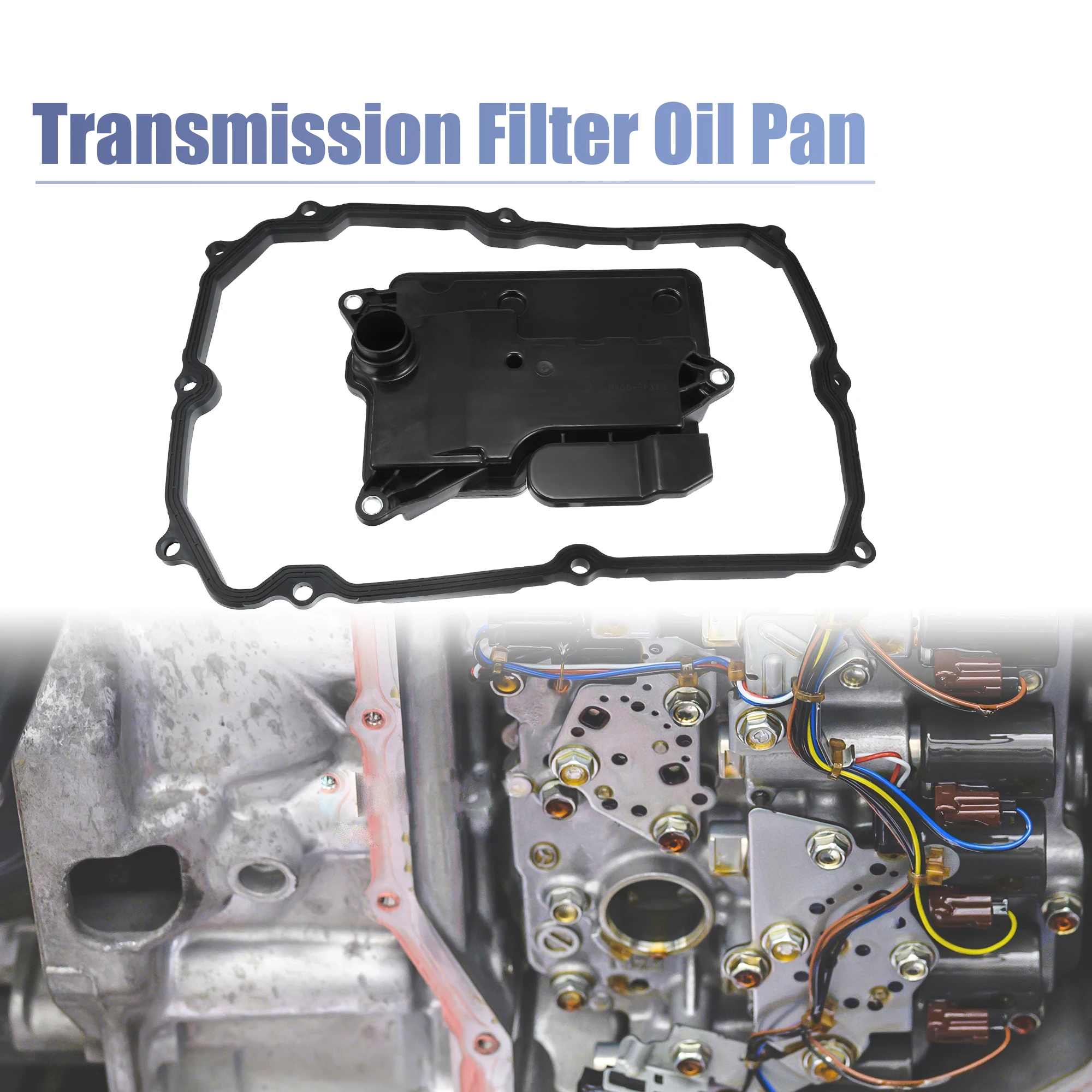 X Autohaux Automatic Transmission Filter Oil Pan Gasket Kit for Toyota Tacoma 3533071010 3533004010